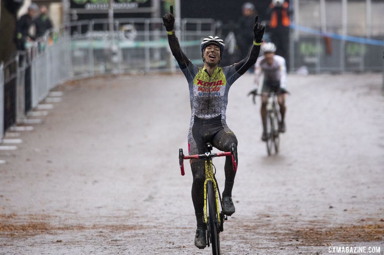 Kerry Werner captured the 2019 Pan-American Cyclocross Championship. © Nick Iwanyshyn