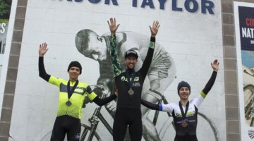 2019 Elite Men's Major Taylor Cross Cup Day 2 podium. © B. Grant / Cyclocross Magazine