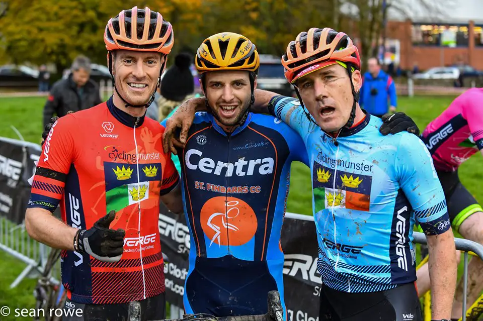 Maes (left) took the win in the Elite Men's race at Mallow County. 2019 Munster CX League Race 3. © Sean Rowe