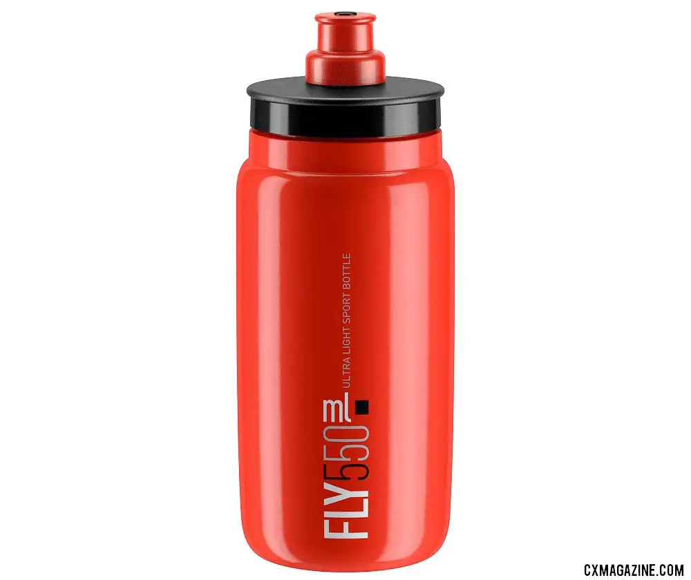 The Elite Fly 550 bottle is ultralight, carries just 18oz, and might be sized perfectly for a cyclocross race.