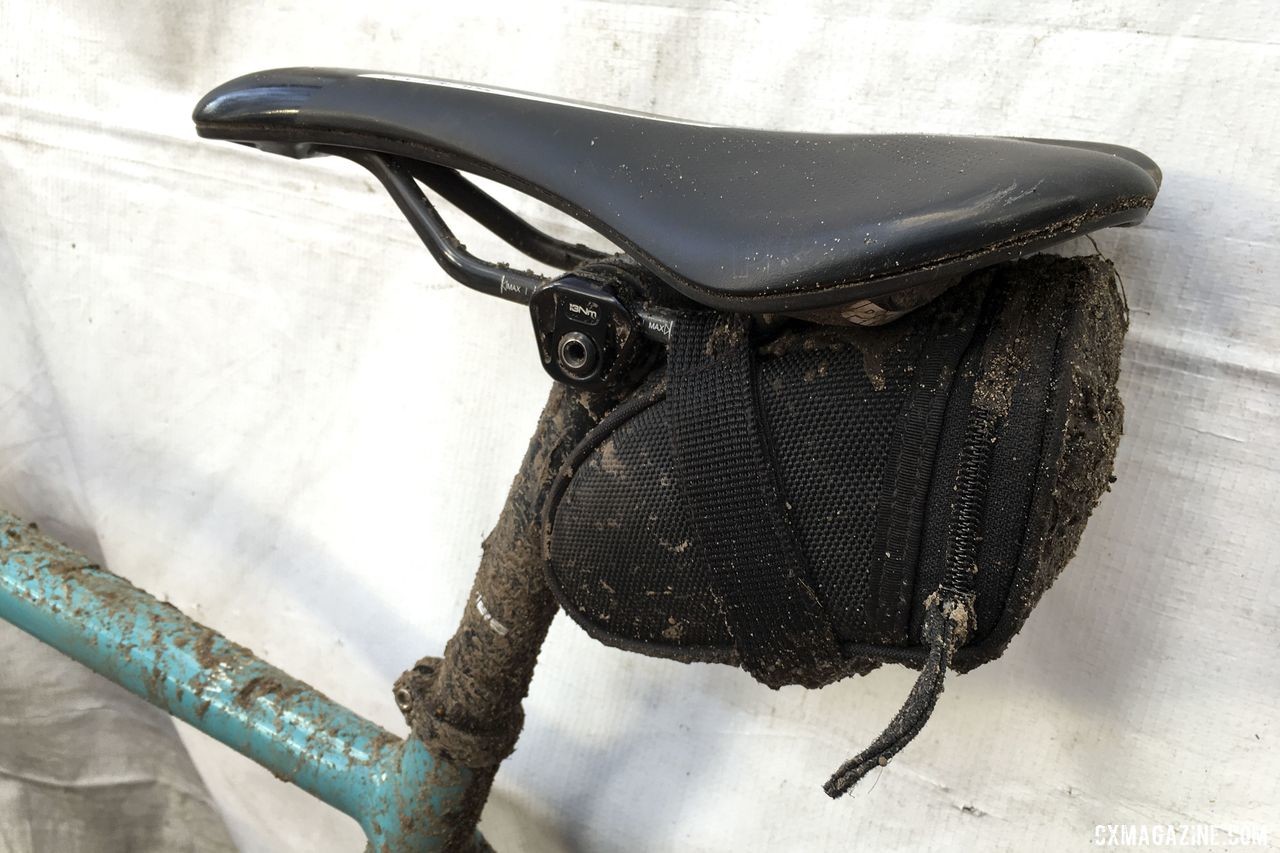Kabush used a Pro Turnix saddle and carried some extra gear in case of a flat or mechanical. Geoff Kabush's 2019 Iceman Cometh OPEN WI.DE. © B. Grant / Cyclocross Magazine