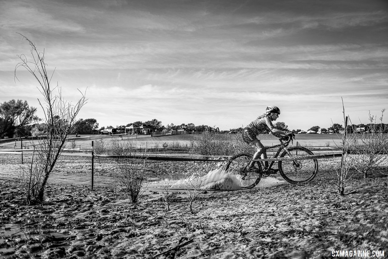 Granite Beach is one of the more unique courses in California. 2019 Sacramento CX Granite Beach, California. © Jeff Vander Stucken