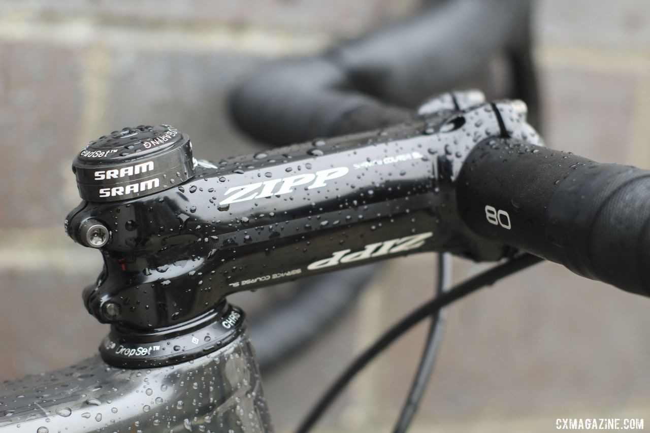 Ortenblad chose to leave a few spacers on his fork, which were also present at Lost and Found. Tobin Ortenblad's 2019 Santa Cruz Stigmata Cyclocross Bike, Waterloo World Cup