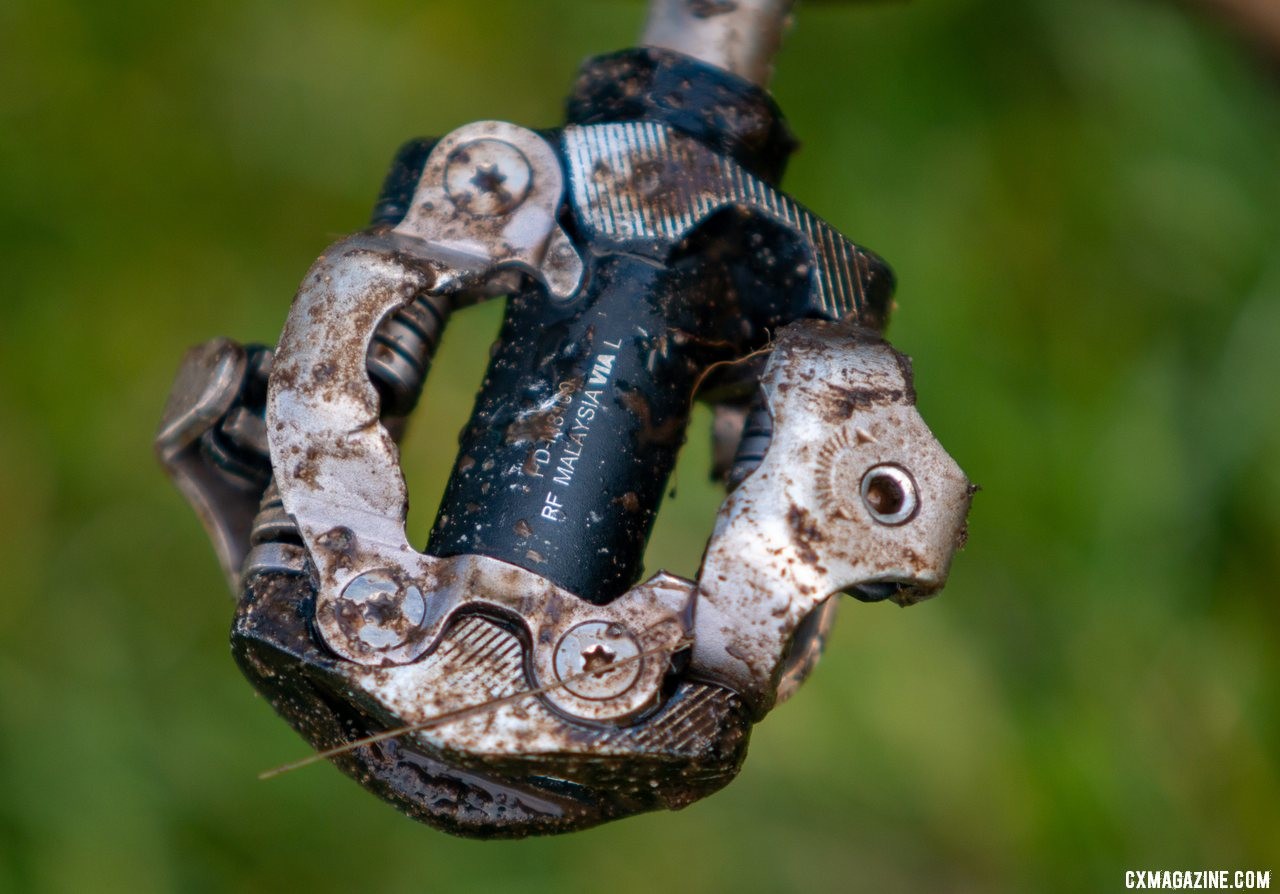 Honsinger ran Shimano Deore XT M8100 pedals during a season many riders were on the newer M9100s. Clara Honsinger's Elite Women's winning Kona Major Jake cyclocross bike. 2019 USA Cycling Cyclocross National Championships bike profiles, Lakewood, WA. © A. Yee / Cyclocross Magazine