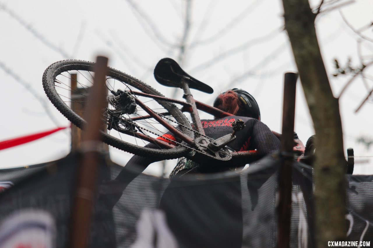 Georgia riders made the trip across the country to show their strength at Cyclocross Nationals in Lakewood. Collegiate Club Women. 2019 Cyclocross National Championships, Lakewood, WA. © D. Mable / Cyclocross Magazine