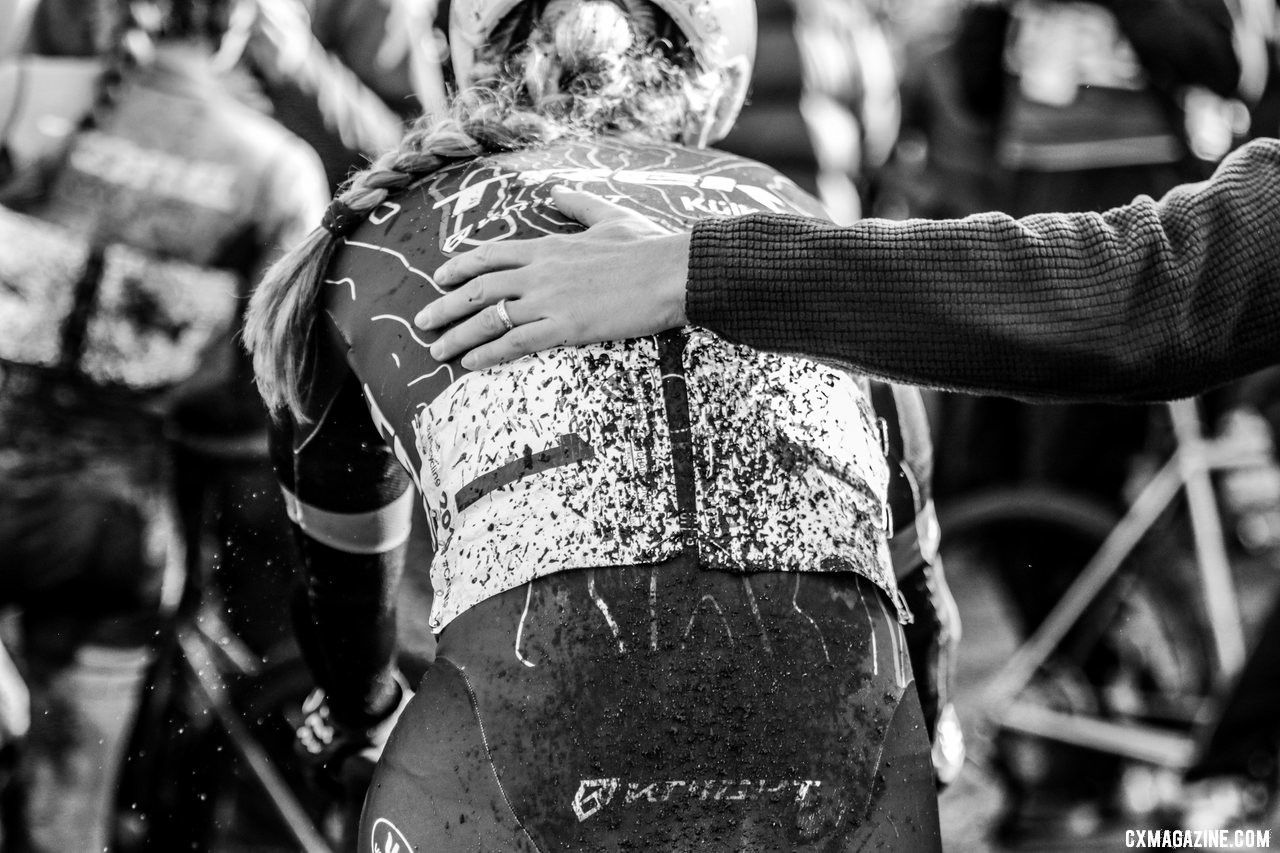 Katie Compton finished third after a tough fight on Sunday. Elite Women. 2019 Cyclocross National Championships, Lakewood, WA. © D. Mable / Cyclocross Magazine