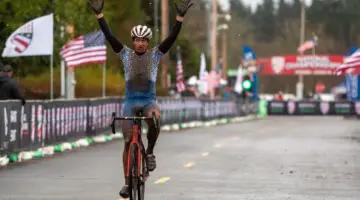 Don Myrah adds yet another #cxnats title. Masters 50-54. 2019 Cyclocross National Championships, Lakewood, WA. © A. Yee / Cyclocross Magazine