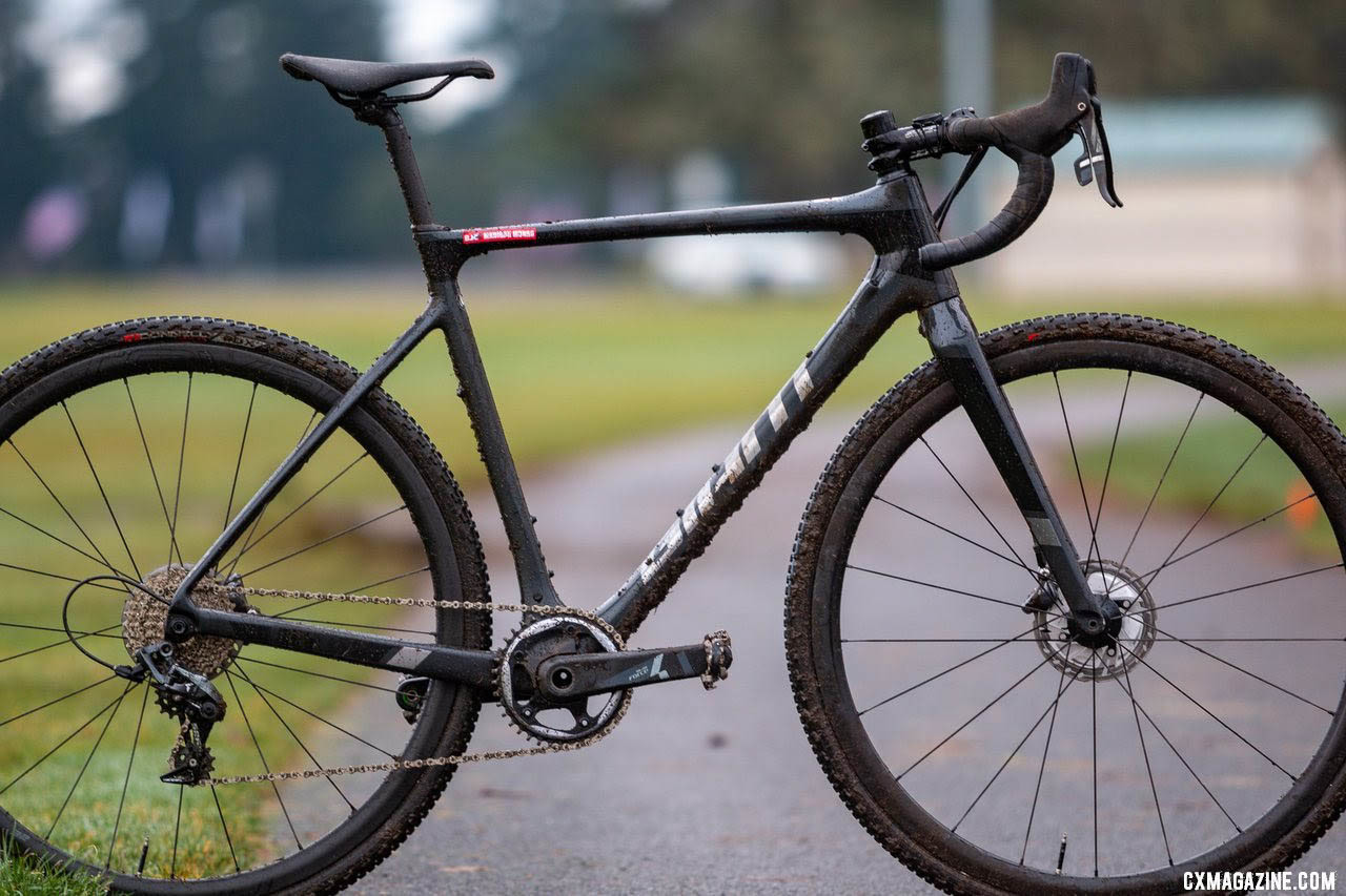 A young champion's bike - the Giant TCX Advanced Pro with SRAM Force 1x and Donnelly PDX tubulars. 2019 Cyclocross National Championships, Lakewood, WA. © A. Yee / Cyclocross Magazine