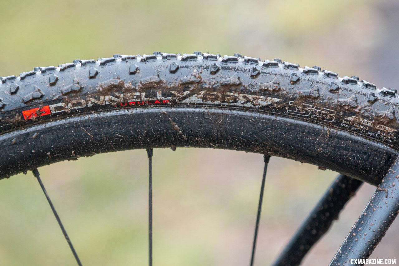 Munro ran Donnelly PDX tubulars on both bikes with 17 PSI front, 18 PSI rear. 2019 Cyclocross National Championships, Lakewood, WA. © A. Yee / Cyclocross Magazine