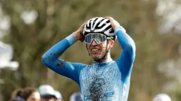 Eric Brunner won the race of 2019 Collegiate Champs and took his second title of the week. U23 Men. 2019 Cyclocross National Championships, Lakewood, WA. © D. Mable / Cyclocross Magazine