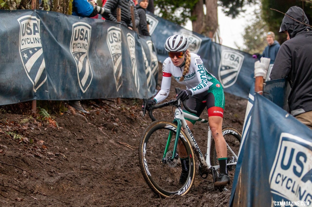 Katie Clouse entered Sunday as the U23 Women's favorite. U23 Women. 2019 Cyclocross National Championships, Lakewood, WA. © A. Yee / Cyclocross Magazine