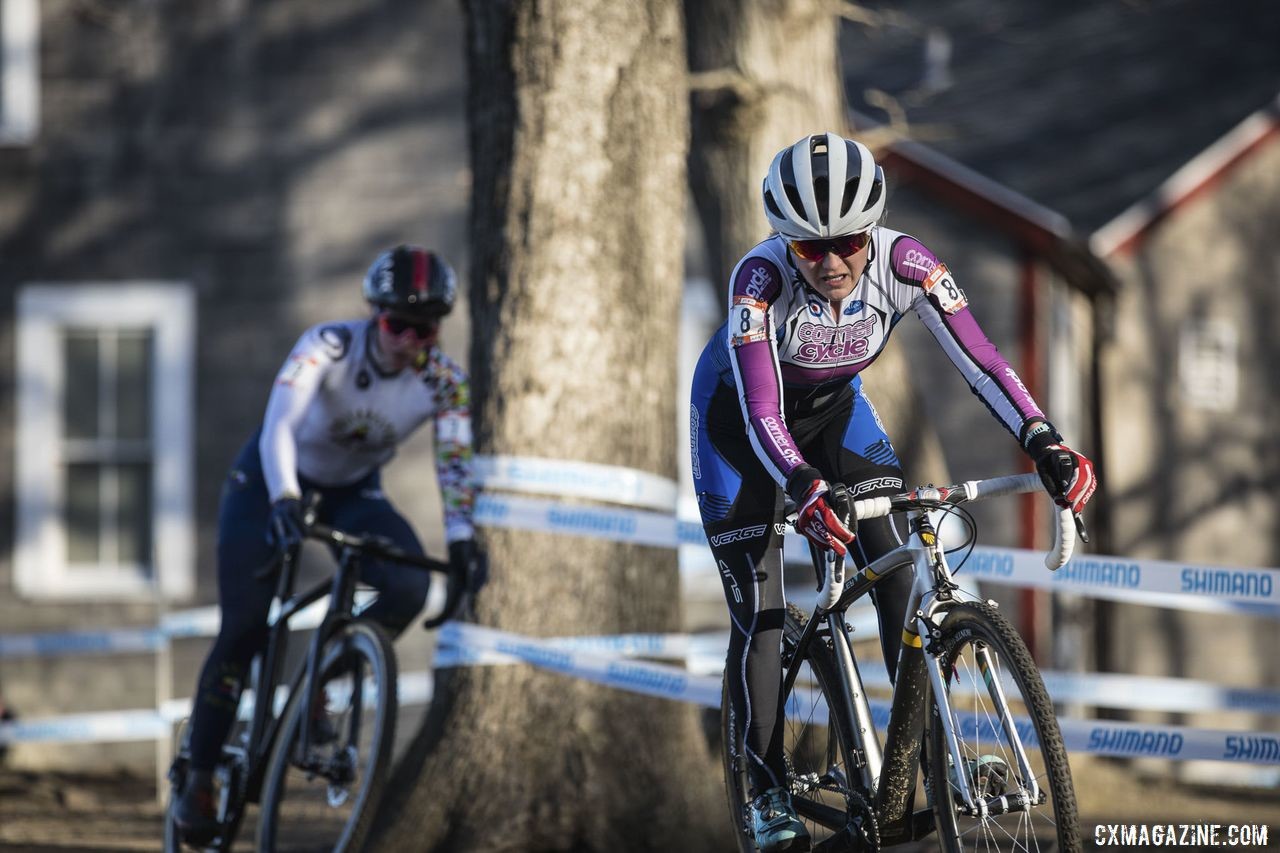 Emily Curley rode to a sixth-place finish on Saturday. 2019 NBX Gran Prix of Cross Day 1. © Angelica Dixon