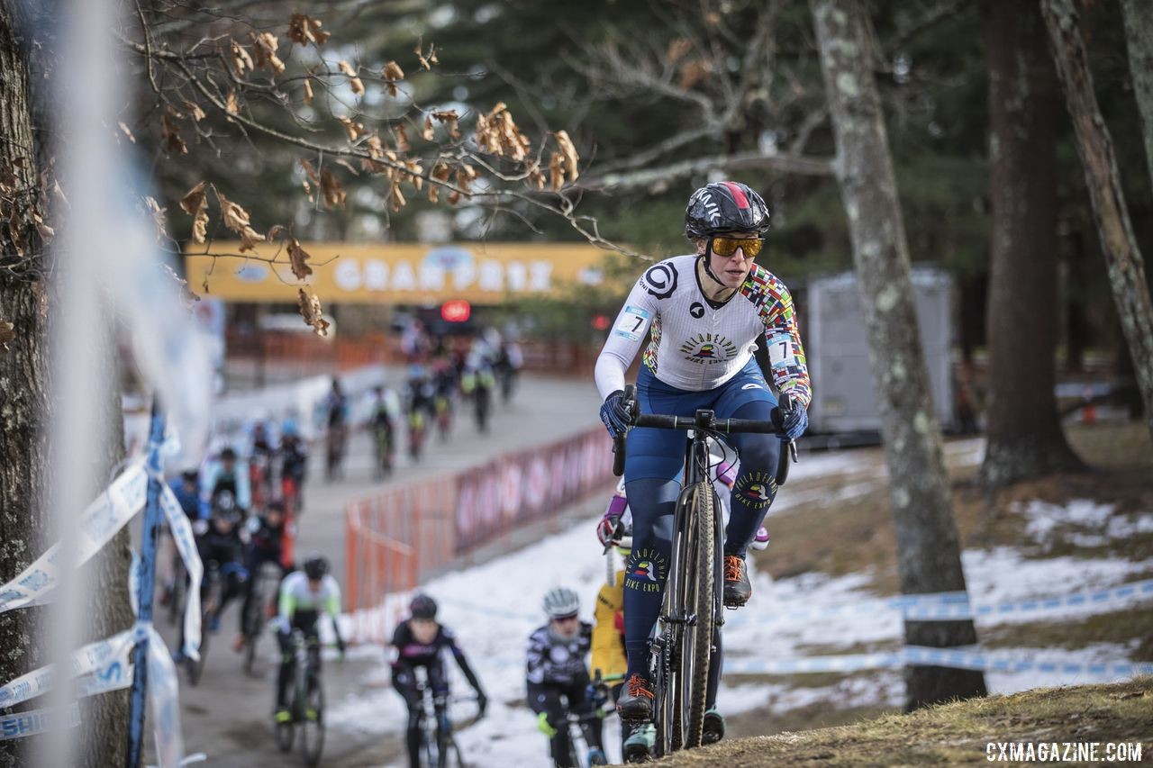 The NBX course was frosty in spots. 2019 NBX Gran Prix of Cross Day 2. © Angelica Dixon