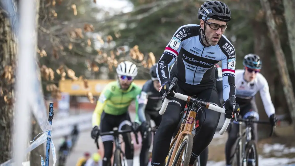 Adam Myerson was back racing to get ready for Nationals after breaking his hand earlier in the year. 2019 NBX Gran Prix of Cross Day 2. © Angelica Dixon