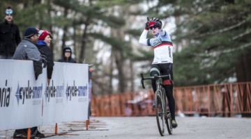 Lane Maher took aim at the Vittoria Series title and hit his target. 2019 NBX Gran Prix of Cross Day 2. © Angelica Dixon