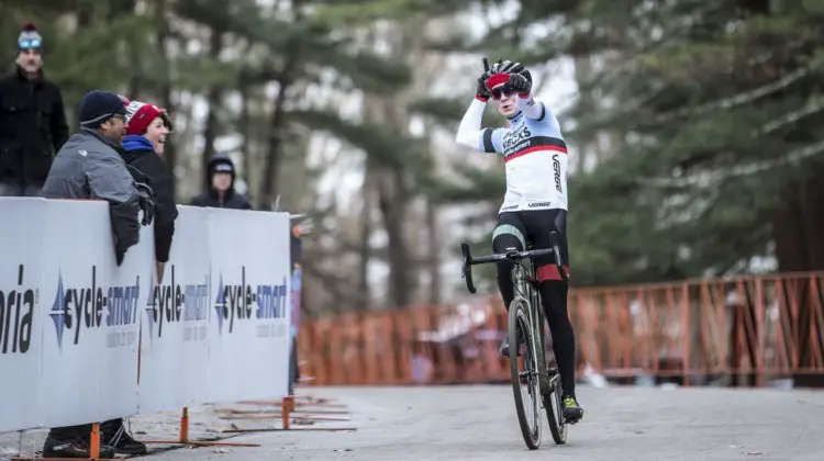 Lane Maher took aim at the Vittoria Series title and hit his target. 2019 NBX Gran Prix of Cross Day 2. © Angelica Dixon