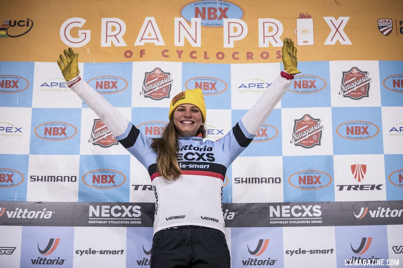 Rebecca Fahringer was the Elite Women's Vittoria Series winner. 2019 NBX Gran Prix of Cross Day 2. © Angelica Dixon