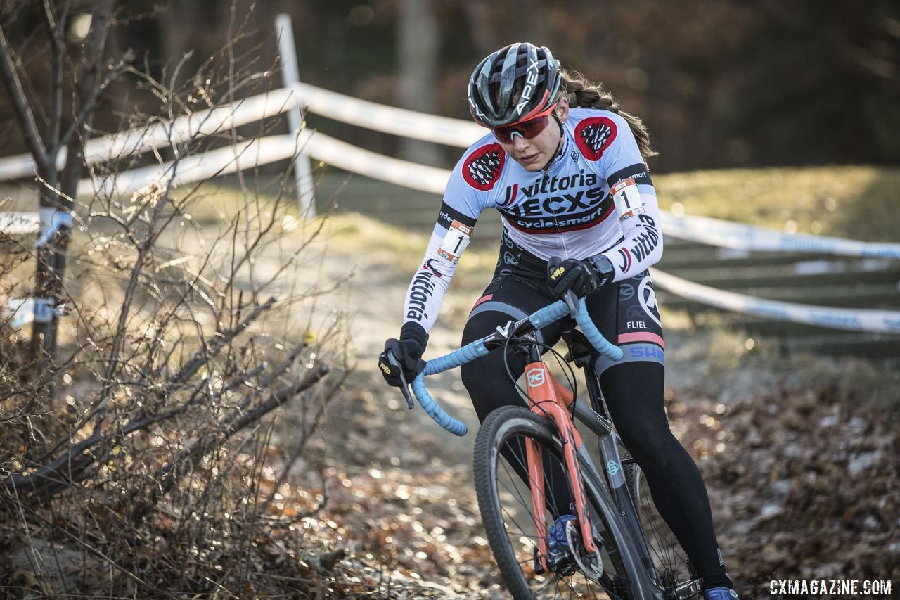 Rebecca Fahringer took the win on Day 1 of the 2019 NBX Gran Prix of Cyclocross weekend. © Angelica Dixon