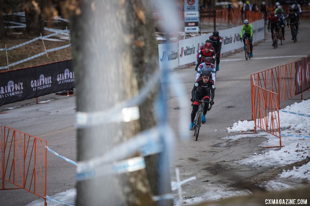 Sam Noel and Nick Lando got off to a fast start on Sunday. 2019 NBX Gran Prix of Cross Day 2. © Angelica Dixon