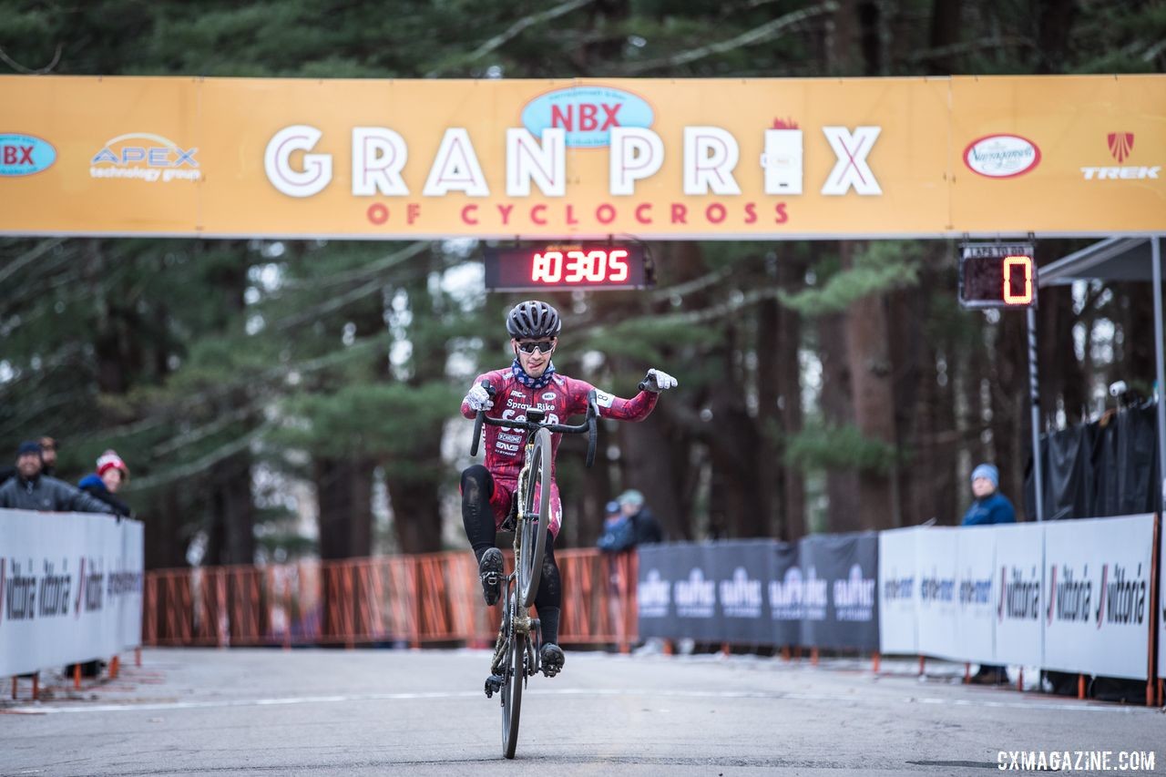 Ben Gomez Villafane had a wheelie nice weekend, finishing third on Sunday. 2019 NBX Gran Prix of Cross Day 2. © Angelica Dixon