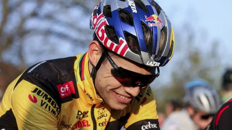 Wout van Aert made his return at Azencross. 2019 Azencross, Loenhout. © B. Hazen / Cyclocross Magazine