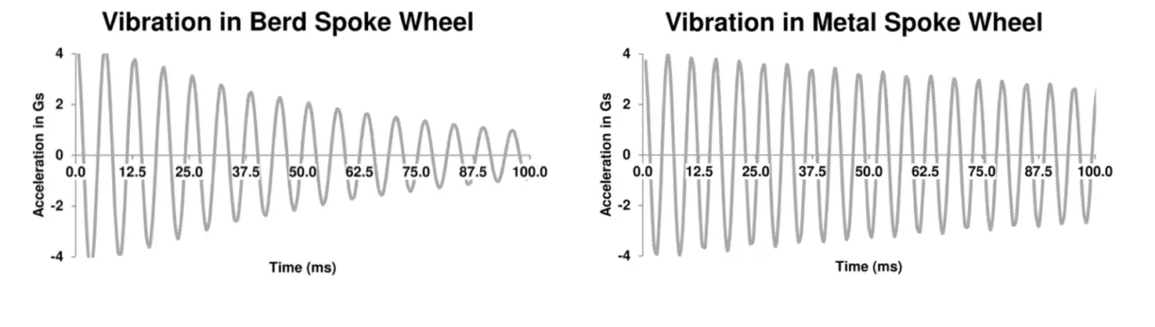 Berd spokes also boast vibration damping. 