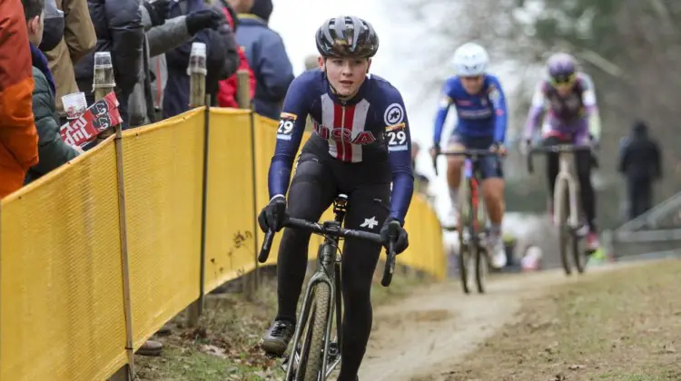 Lizzy Gunsalus at 2019 World Cup Zolder. © B. Hazen / Cyclocross Magazine