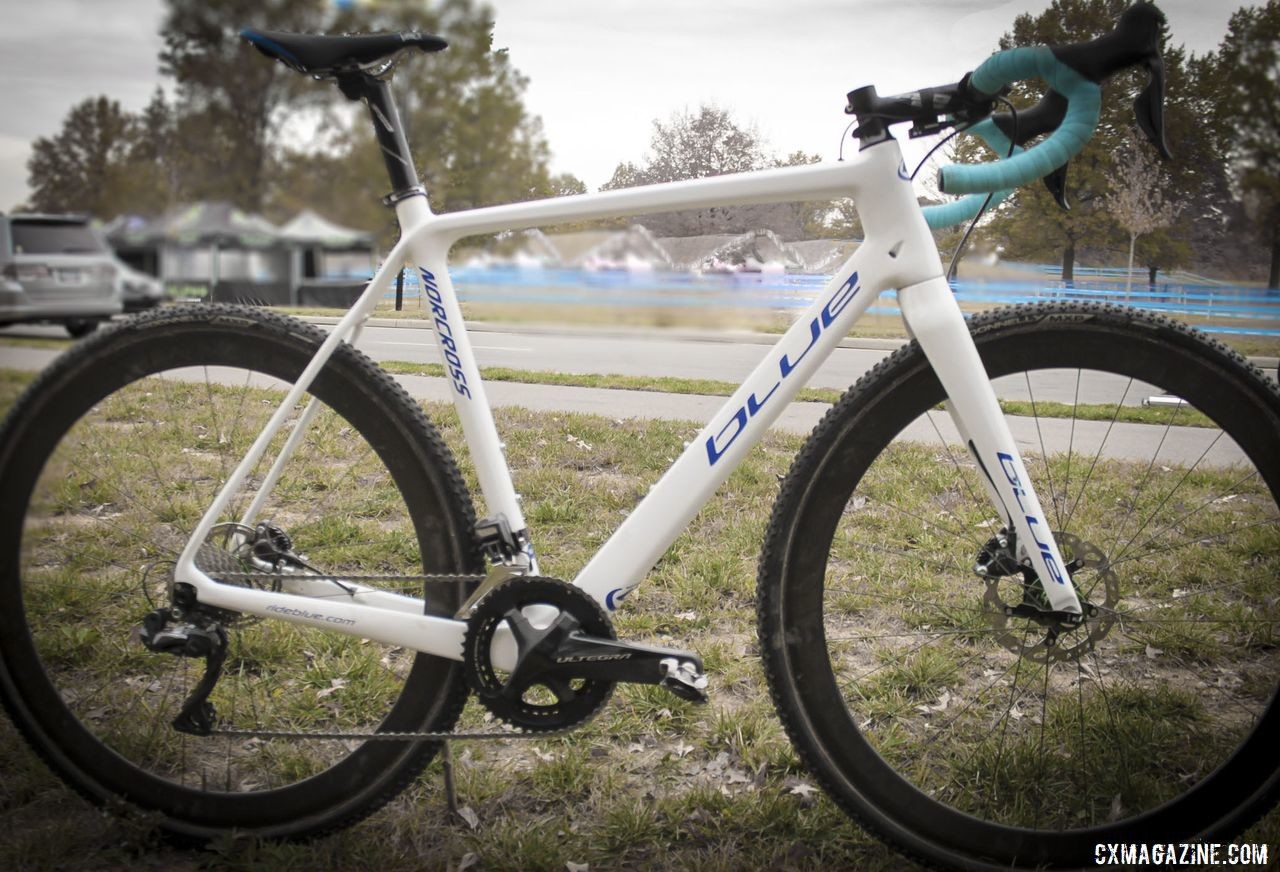 Eric Brunner's Blue Norcross SL Cyclocross Bike. © B. Grant / Cyclocross Magazine