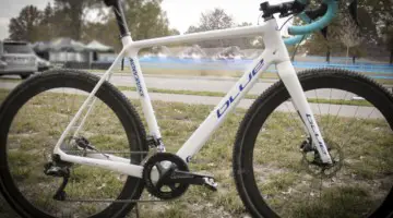 Eric Brunner's Blue Norcross SL Cyclocross Bike. © B. Grant / Cyclocross Magazine