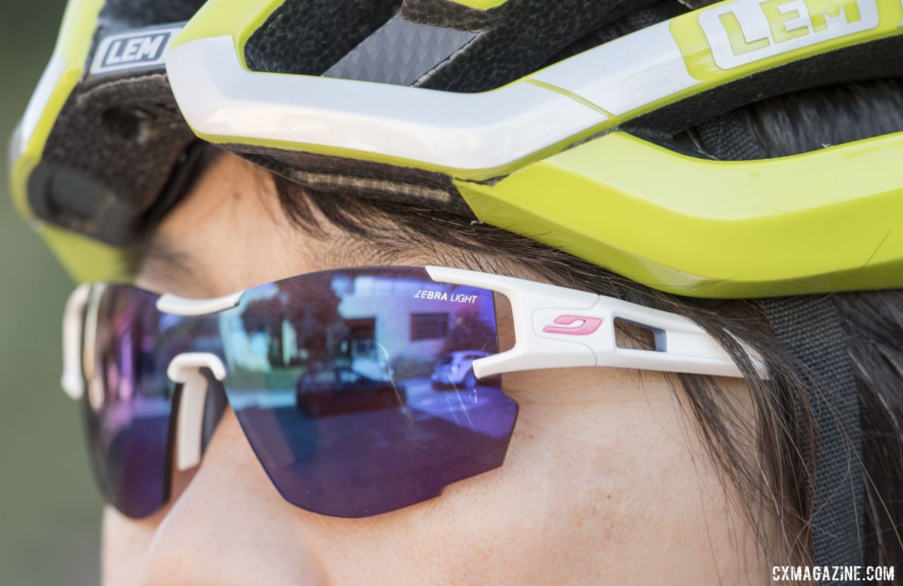 Julbo Aerolite glasses with Reactiv lenses. © Cyclocross Magazine