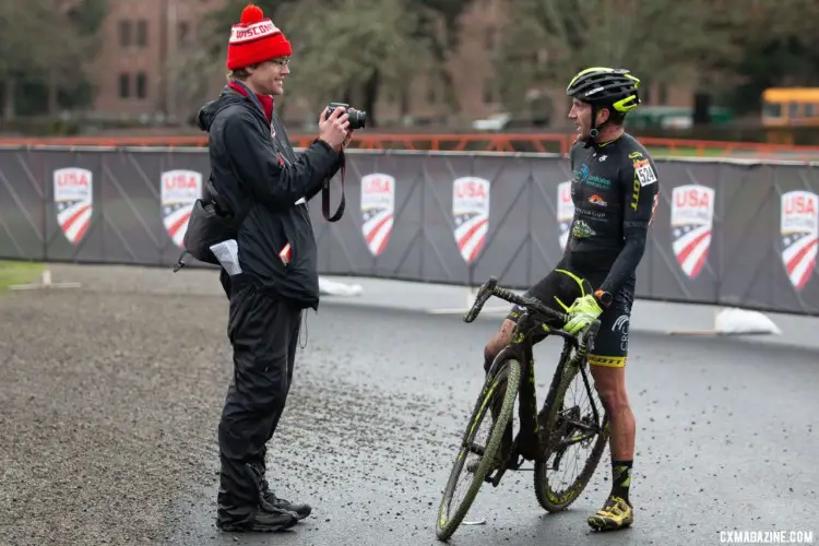The biggest honor of winning? Masters Men 35-39. 2019 Cyclocross National Championships, Lakewood, WA. © A. Yee / Cyclocross Magazine