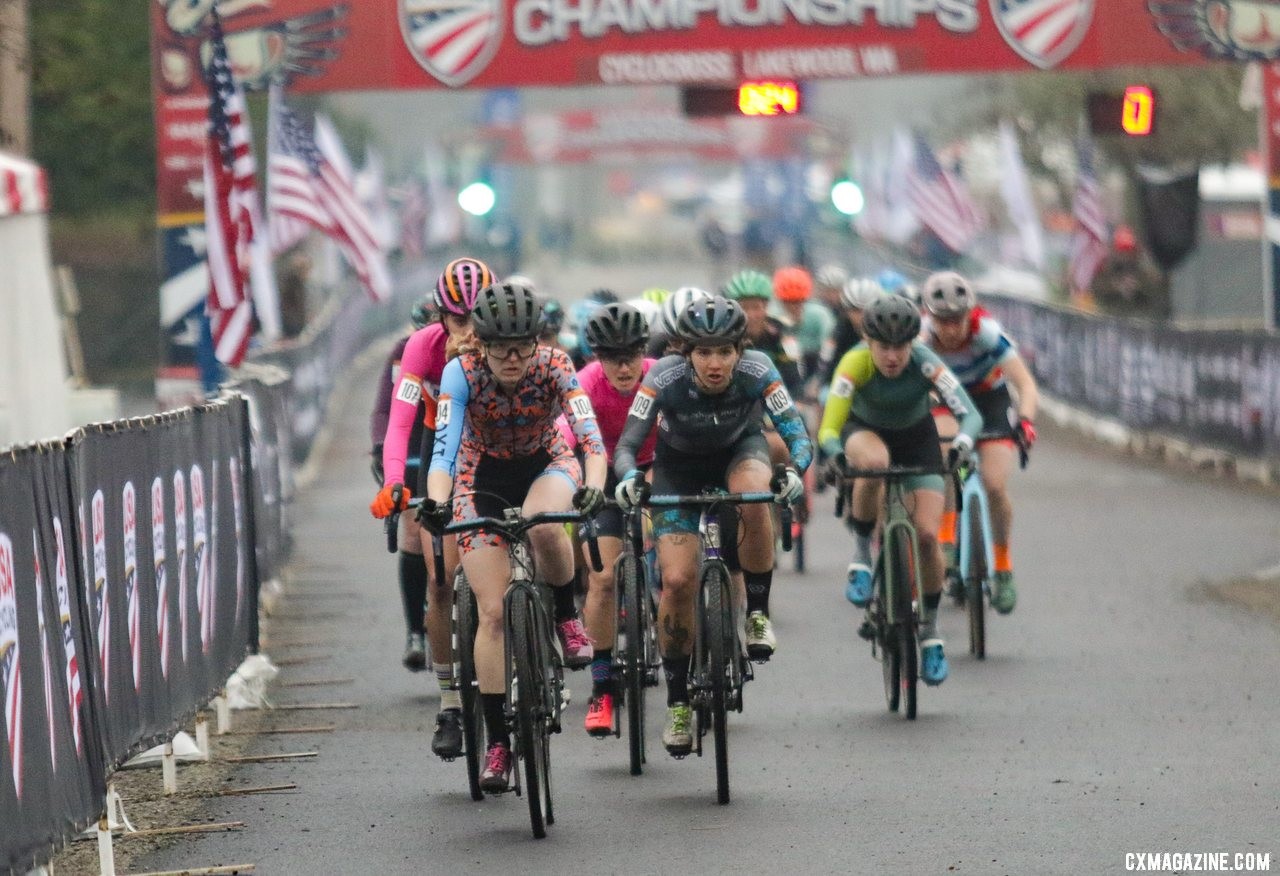 Masters Women 30-34. 2019 Cyclocross National Championships, Lakewood, WA. © D. Mable / Cyclocross Magazine