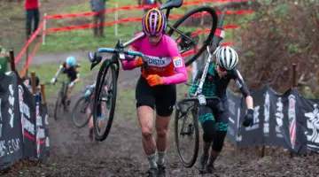 Daniele Arman ran to the win. 2019 Cyclocross National Championships, Lakewood, WA. © A. Yee / Cyclocross Magazine