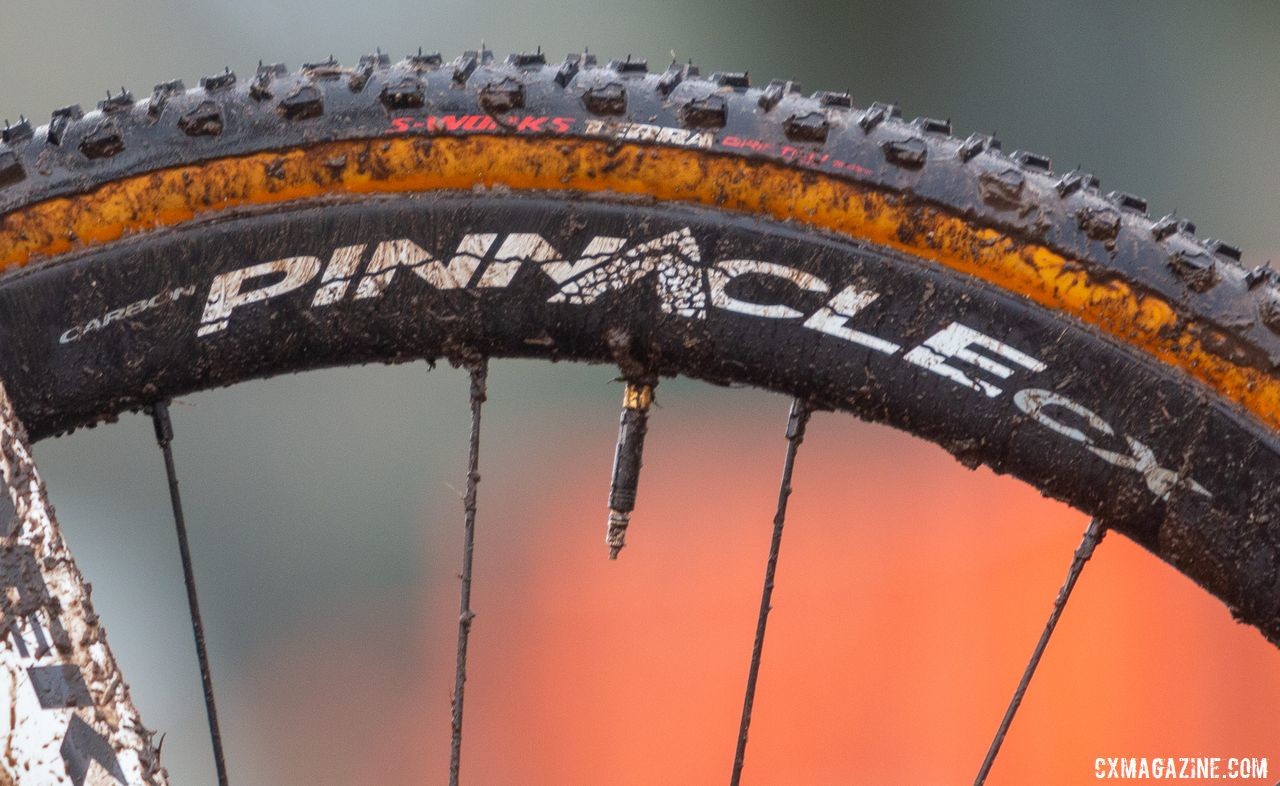 Strohmeyer used S-Works Terra tubulars in Lakewood's mud. Andrew Strohmeyer's Trek Boone. 2019 USA Cycling Cyclocross National Championships bike profiles, Lakewood, WA. © A. Yee / Cyclocross Magazine