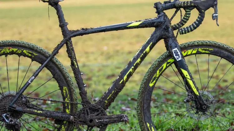 Caleb Thompson's Masters 35-39-winning Scott Addict CX Cyclocross bike. 2019 USA Cycling Cyclocross National Championships bike profiles, Lakewood, WA. © A. Yee / Cyclocross Magazine