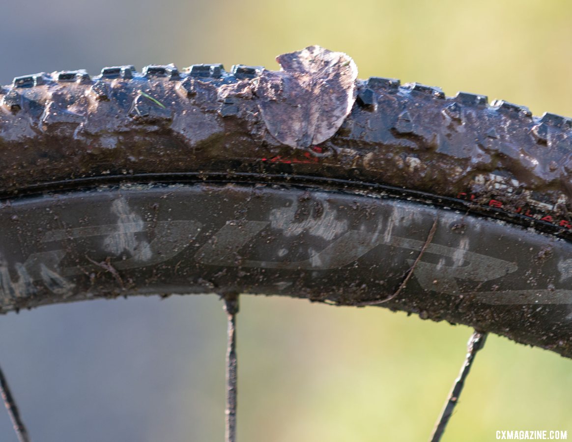 Brunner ran Dura-Ace WH-R9170-C40 tubulars with Donnelly PDX tubulars. Eric Brunner's 2019 U23 National Championships Blue Norcross Team Edition. © A. Yee / Cyclocross Magazine