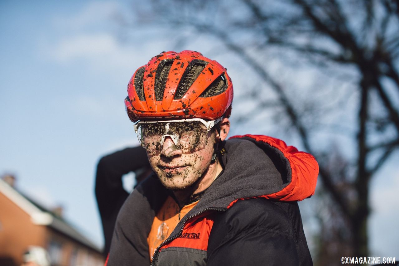 Jamie Williams and his peers at EuroCrossCamp got to hone their skills in the forest of Lichtaart. © Balint Hamvas