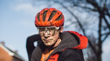 Jamie Williams and his peers at EuroCrossCamp got to hone their skills in the forest of Lichtart. © Balint Hamvas