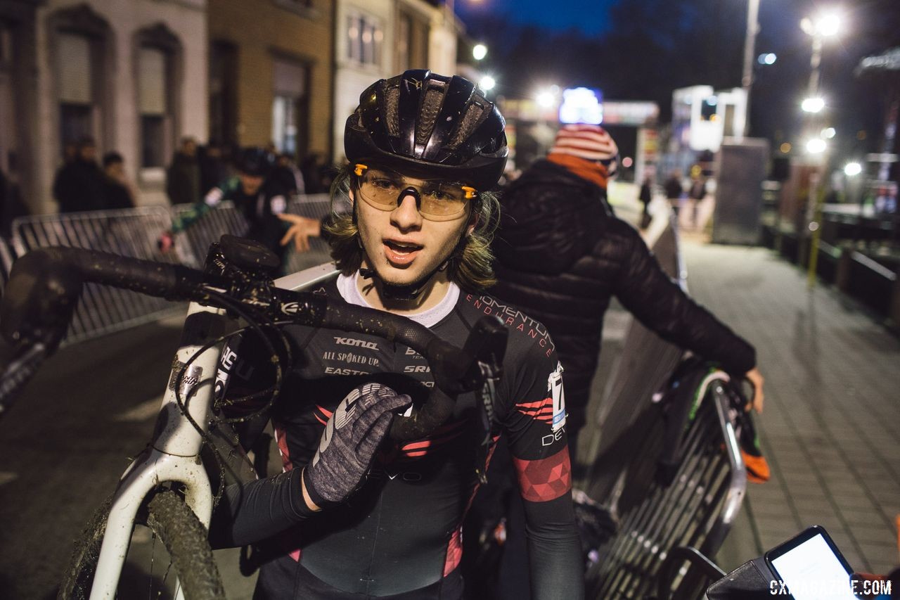 Ryder Uetrecht unfortunately had to work on his shouldering at Diegem. © Balint Hamvas