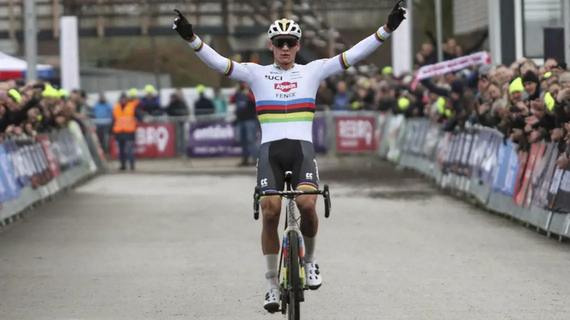 Mathieu van der Poel. 2020 Dutch Cyclocross National.s © B. Hazen / Cyclocross Magazine