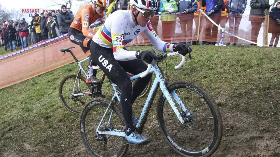 Gage Hecht at Nommay. © B. Hazen / Cyclocross Magazine