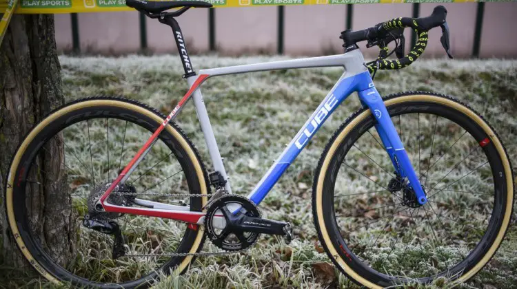 Quinten Hermans' Cube Cross Race C:62 Cyclocross Bike. © B. Hazen / Cyclocross Magazine