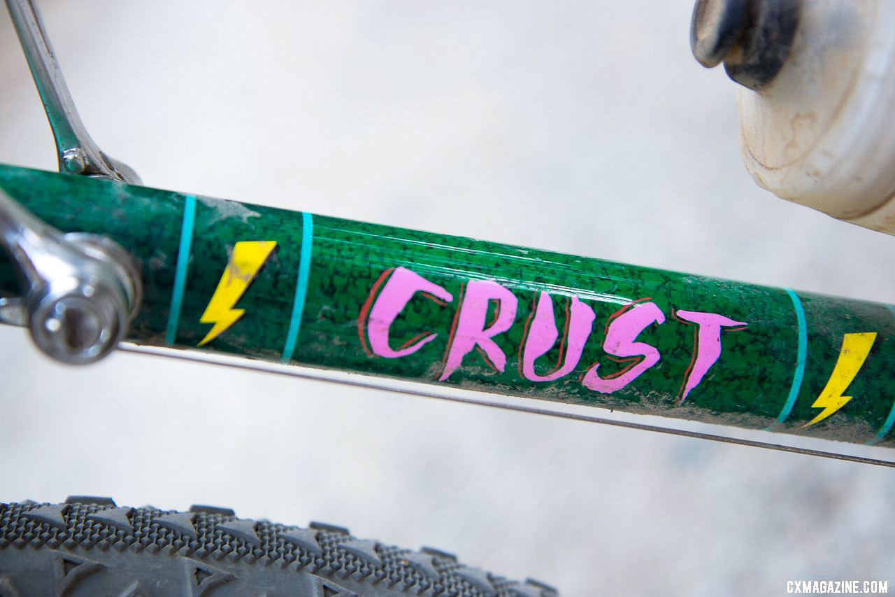The Lightning Bolt is a forthcoming model from Crust. Ultraromance's Crust Lightning Bolt gravel bike. © A. Yee / Cyclocross Magazine