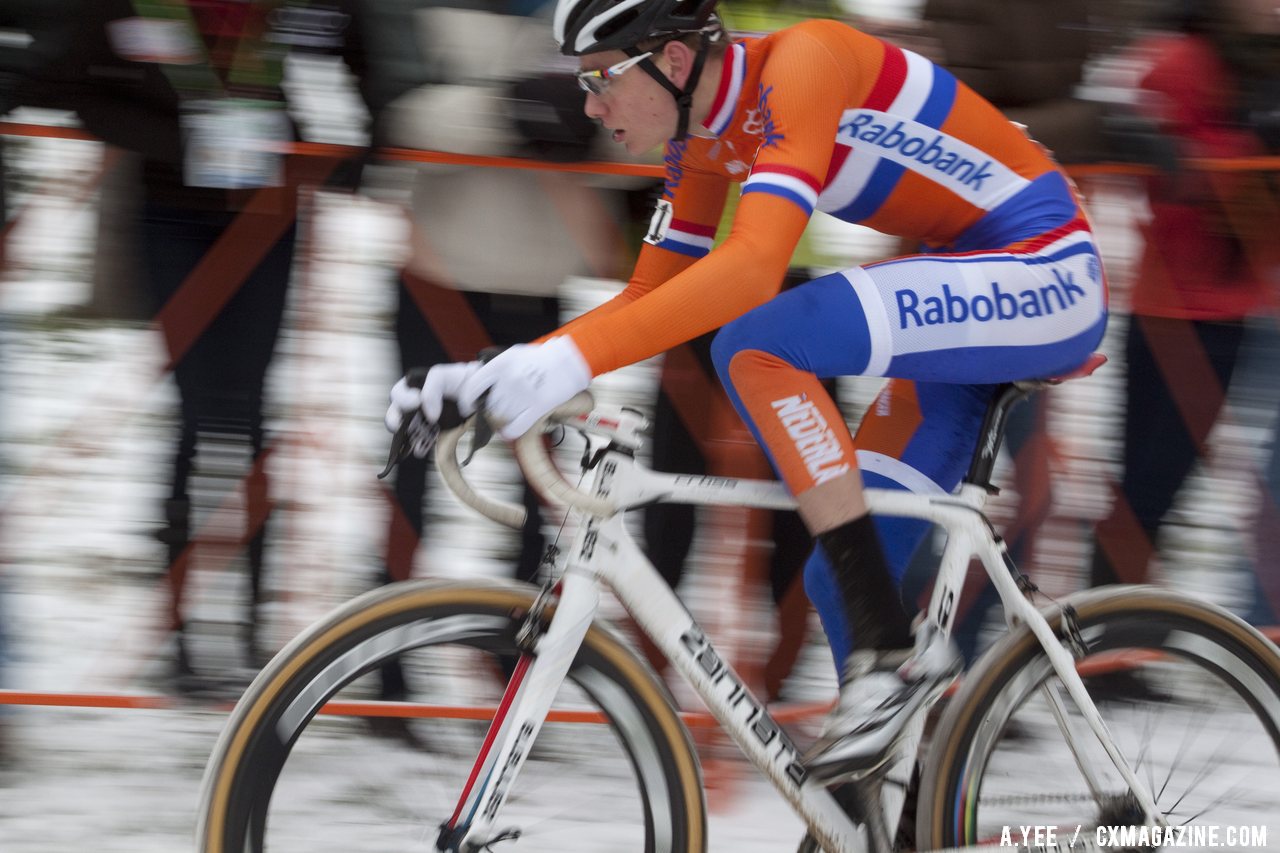 Van der Poel repeats as Junior World Champion in Louisville, Kentucky. 2013 Cyclocross World Championships, Junior Men. © Cyclocross Magazine