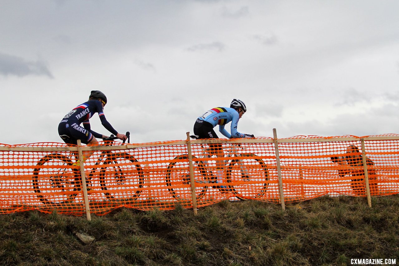 Sanne Cant could not defend her title this year. 2020 UCI Cyclocross World Championships, Dübendorf, Switzerland. © B. Hazen / Cyclocross Magazine
