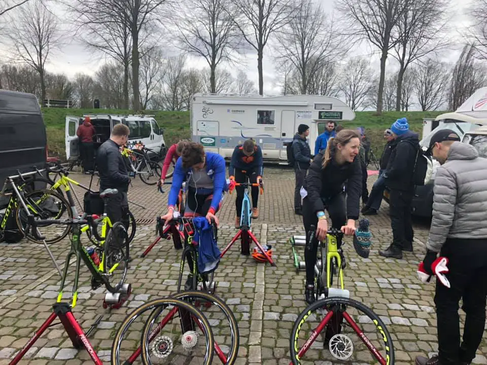 No tent for the Hulst warm-up. © Claude Colpaert