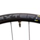 A 35mm-deep carbon rim adds a bit of wind-cheating for your gravel race. The $1100 Alex Rims Baxter 3.0 25mm-wide carbon gravel wheels. © Cyclocross Magazine