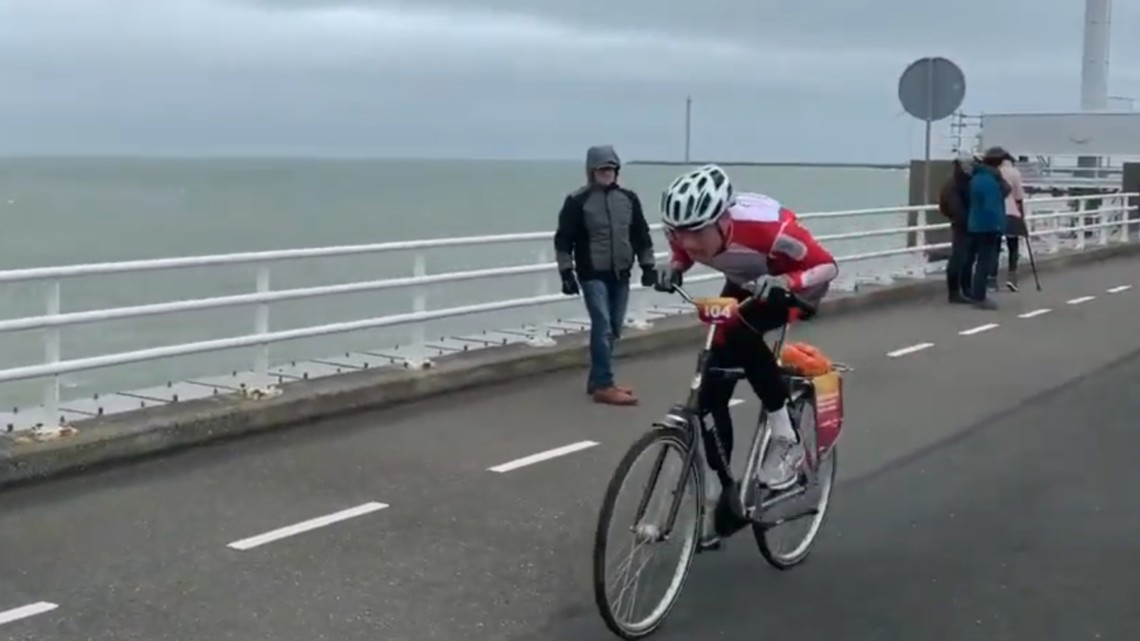 The 2020 Dutch Headwind Cycling Championships. Cycling Against the Wind.