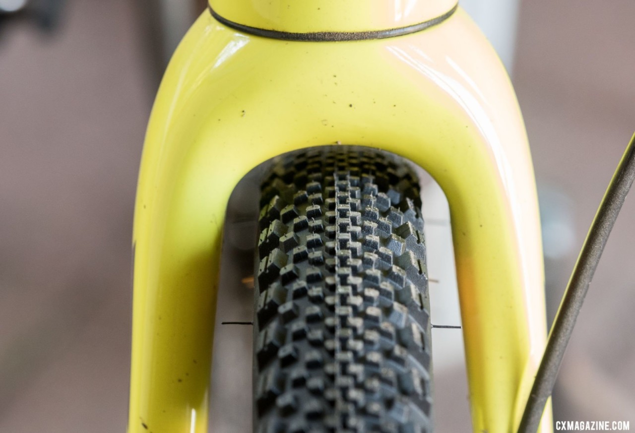 The new WTB Raddlerr 44 gravel tread. © C. Lee / Cyclocross Magazine