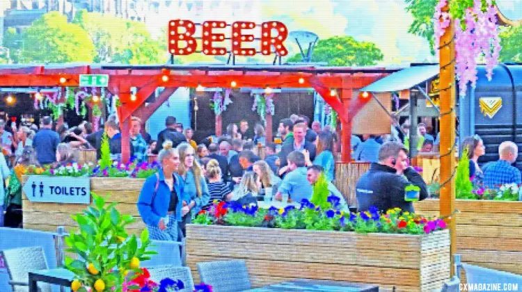 An outdoor post-ride pub is coming to Zwift.